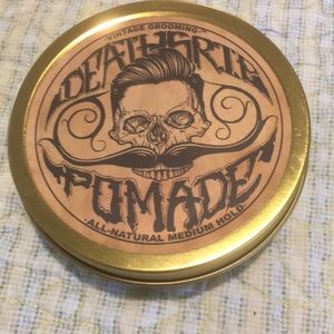 Deathgrip Pomade Hair styler NEW Medium hold All hair Types Kinky Curly Colored